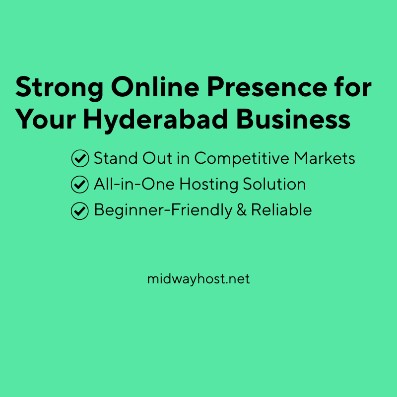 Shared web hosting for small businesses in Hyderabad