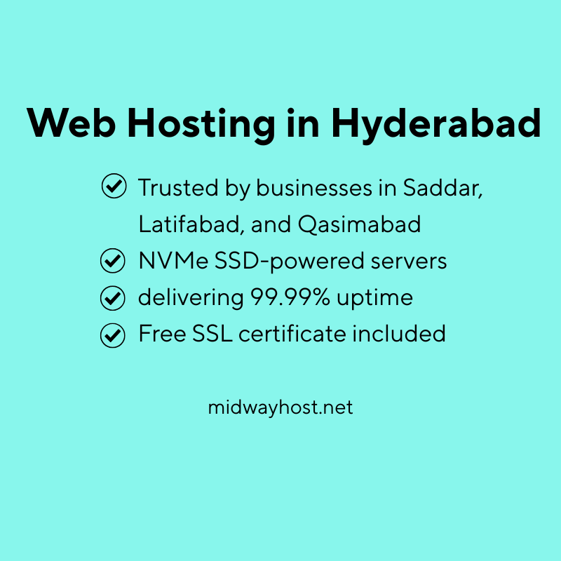 Midway Host web hosting services for Hyderabad businesses