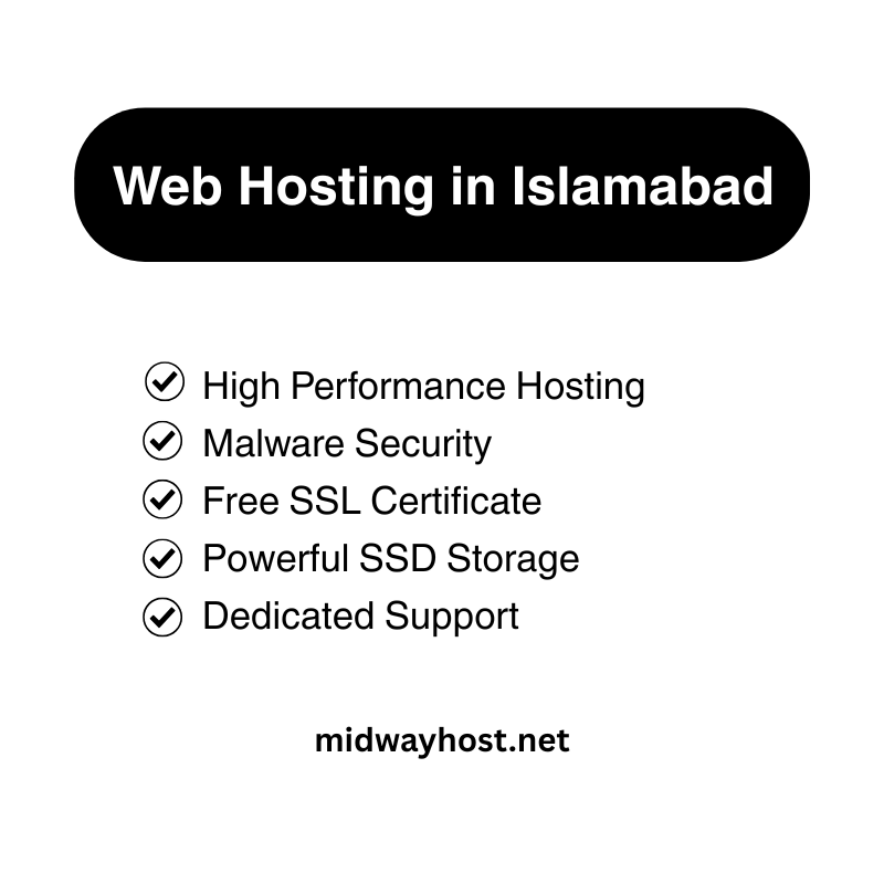 Web hosting in Islamabad Pakistan