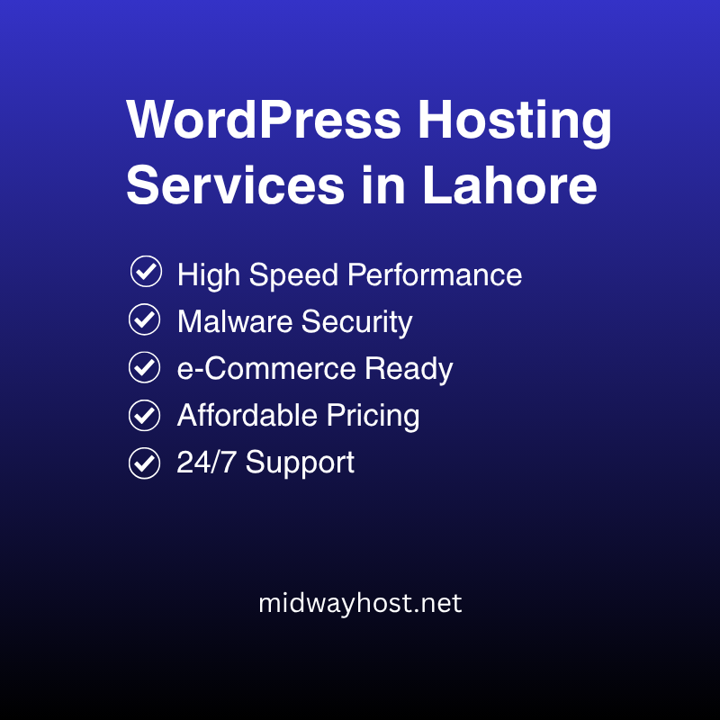 WordPress hosting Lahore